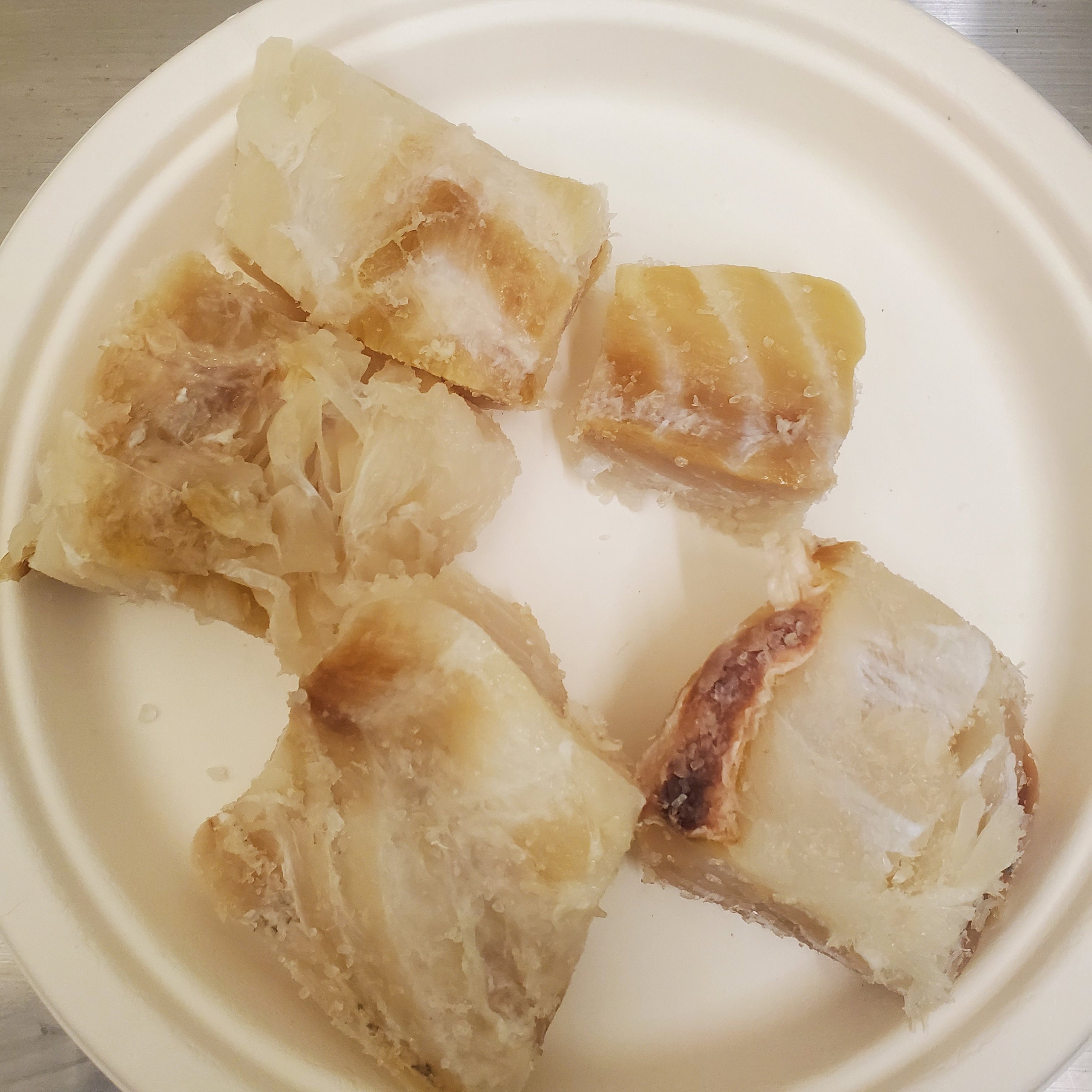 Salted Boned/ Semiboneless Cod Fish Chunks 2lb to 40lb/ Buy 8lb Get 2lb