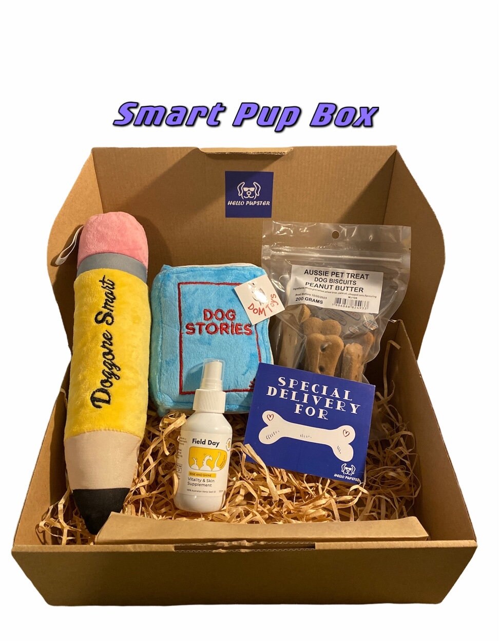 Lets Celebrate Dog Box Birthday Dog Box Dog Treats Dog Etsy Australia
