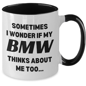 Bmw coffee mug - bmw gifts for men - bmw gifts for him - bmw gifts for car lover - bmw present cup - man cave gift for dad