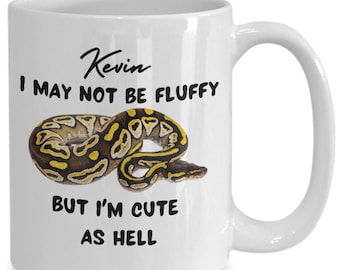 Personalized Ball Python Mug, Funny Snake Lover Gift