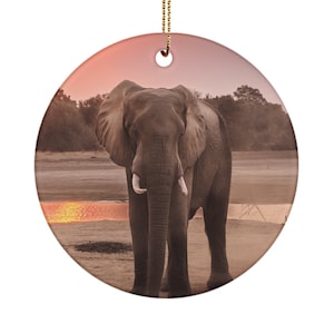 Elephant onament, Elephant gifts, Elephant gift for women, Elephant gift for men, Elephant Car Ornament