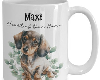 Personalized Dachshund Mug – Custom Dog Mom/Dad Gift