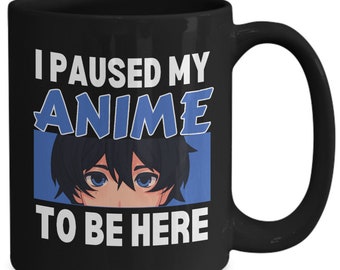 Funny Anime Lover Coffee Mug, Introvert Gift