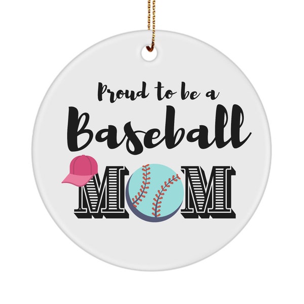 Baseball mom gifts, baseball mom ornament, gift for baseball mom, baseball mom gift ideas