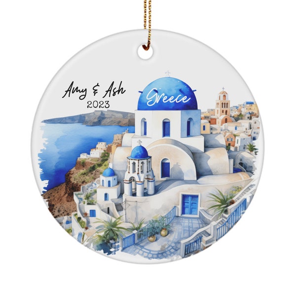 Greece Personalized Ornament Etsy Australia