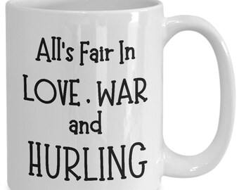 Taza de café de hurling, regalo para hurler
