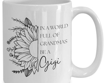 Gigi Mug, Grandma Gift from Grandkids