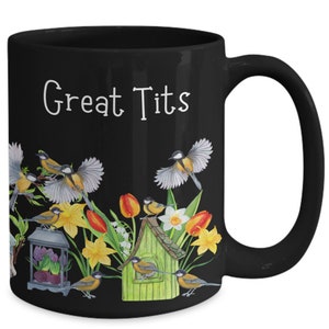 Fowl language bird mug, gifts for bird lovers, funny bird mug, bird lover cup, bird lover gifts, bird lover gifts for men