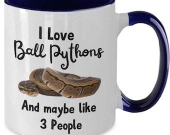 Ball Python Kaffeetasse - Lustiges Schlangen Liebhaber Geschenk