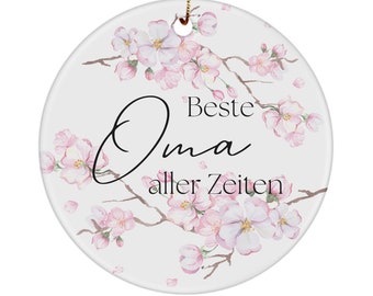 Beste Oma Aller Zeiten Ceramic Ornament, Mother's Day Gift