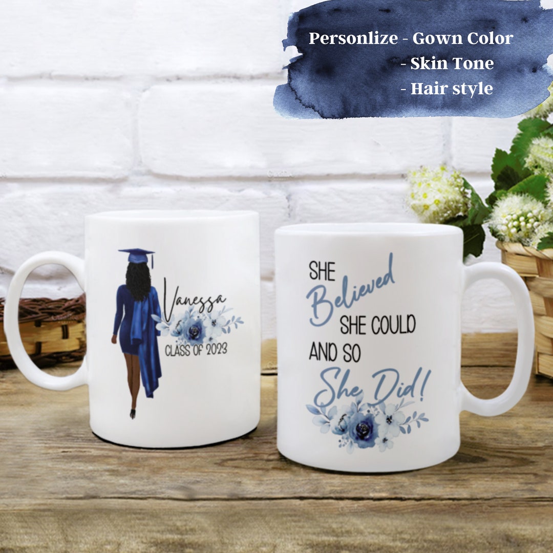 Personalized Graduation Mug - Class of 2023, Graduation Gift - Etsy