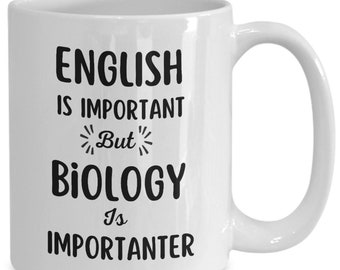 Biology Coffee Mug, Gifts for Biology teacher, Biology teacher Coffee Mug, Funny Biology Mug, Science Teacher Gift, Science Teacher Gift