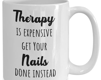 Funny Nail Technician Coffee Mug, Manicurist Gift
