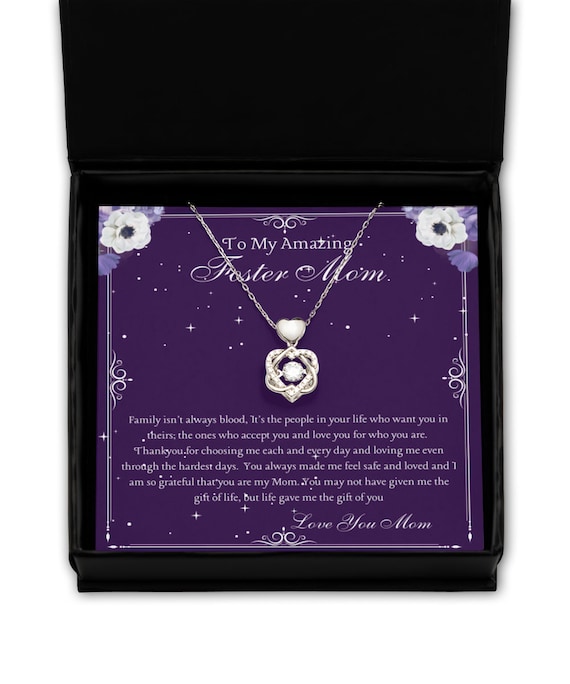 Foster Mom Heart Necklace