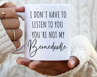 Bernedoodle Mom Mug, Dog Lover Gift