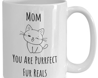 Cat Mom Coffee Mug: Purrfect Gift for Cat Lovers