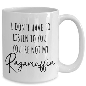 RagaMuffin Katze Becher, RagaMuffin Katze Geschenke, lustiges RagaMuffin Katzengeschenk, RagaMuffin Katzenmama, Geschenk für RagaMuffin Katzenpapa