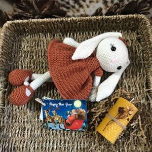 First Birthday Gift For Kids, Toys For Boys, Newborn Amigurumi Bunny Toy, Easter Bunny Toy, Baby Shower Gift, Crochet Bunny