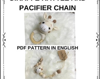 CROCEHT PATTERN, English Pattern, Amigurumi Crochet Giraffe Pattern, Giraffe PDF Pattern