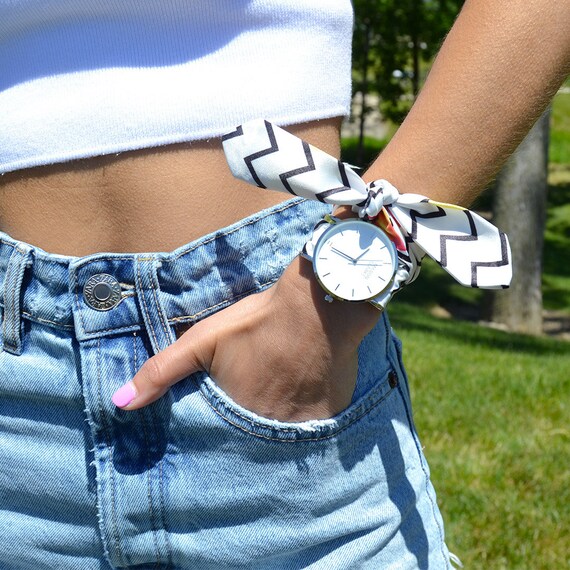 Ribbon watch for girls hotsell