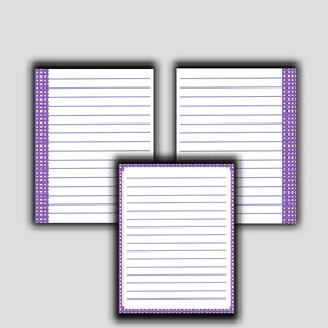 Note-taking Templates Printable Paper Note-taking Journal Blank Lined ...