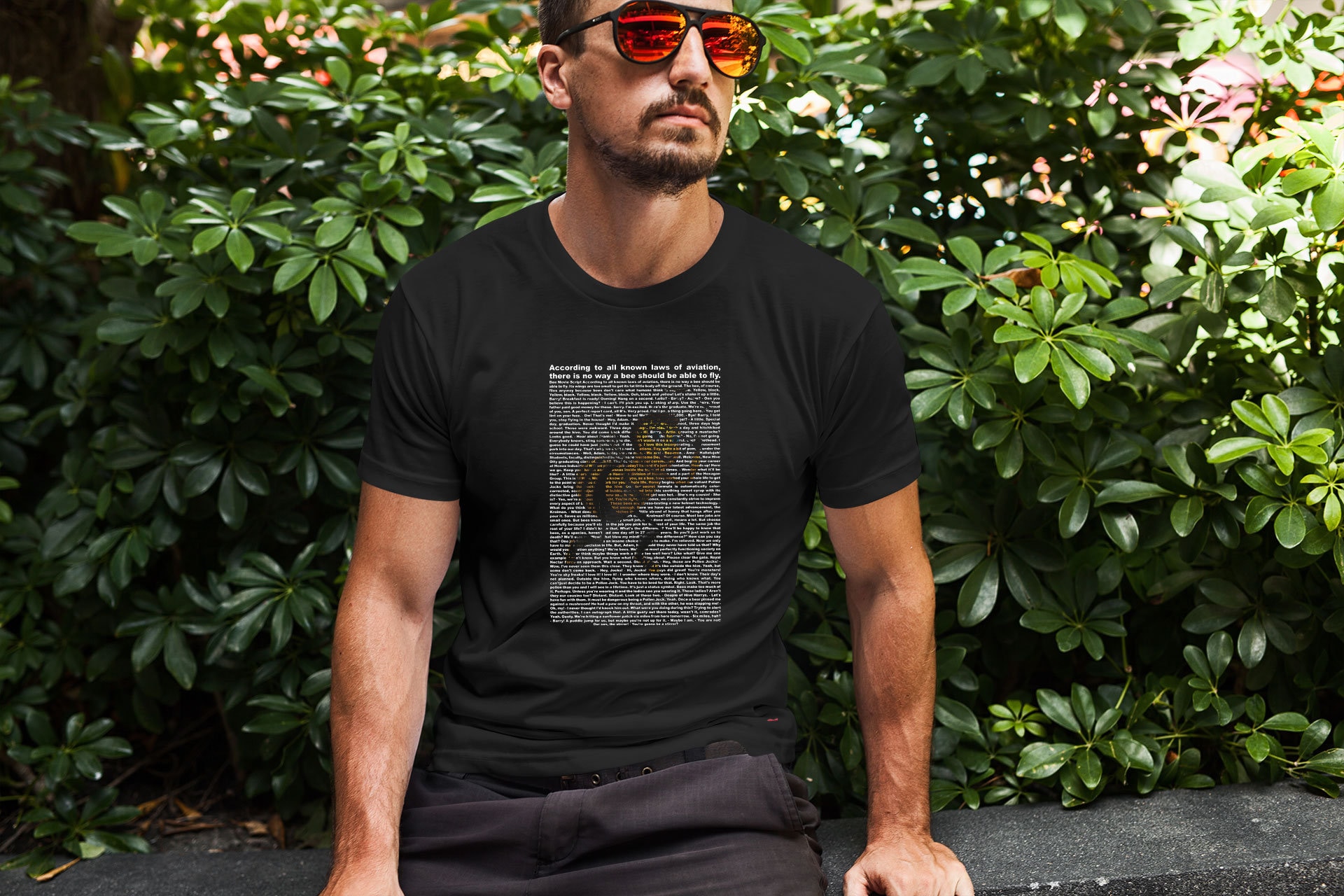 Bee Movie Script You Can Read It Black Tshirt Sweatshirt Hoodies