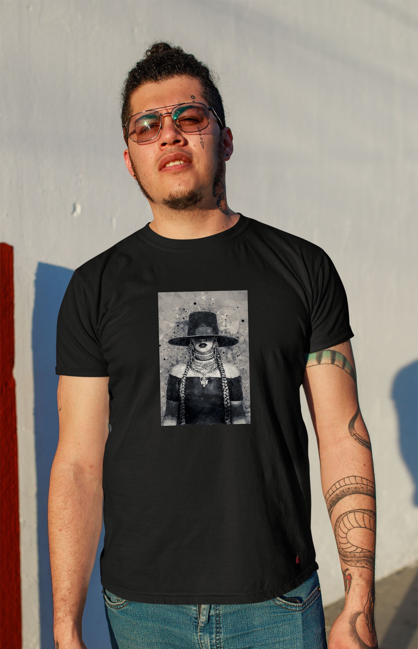 Beyonce Lemonade Geometric Art Print Black Tshirt Sweatshirt Hoodies