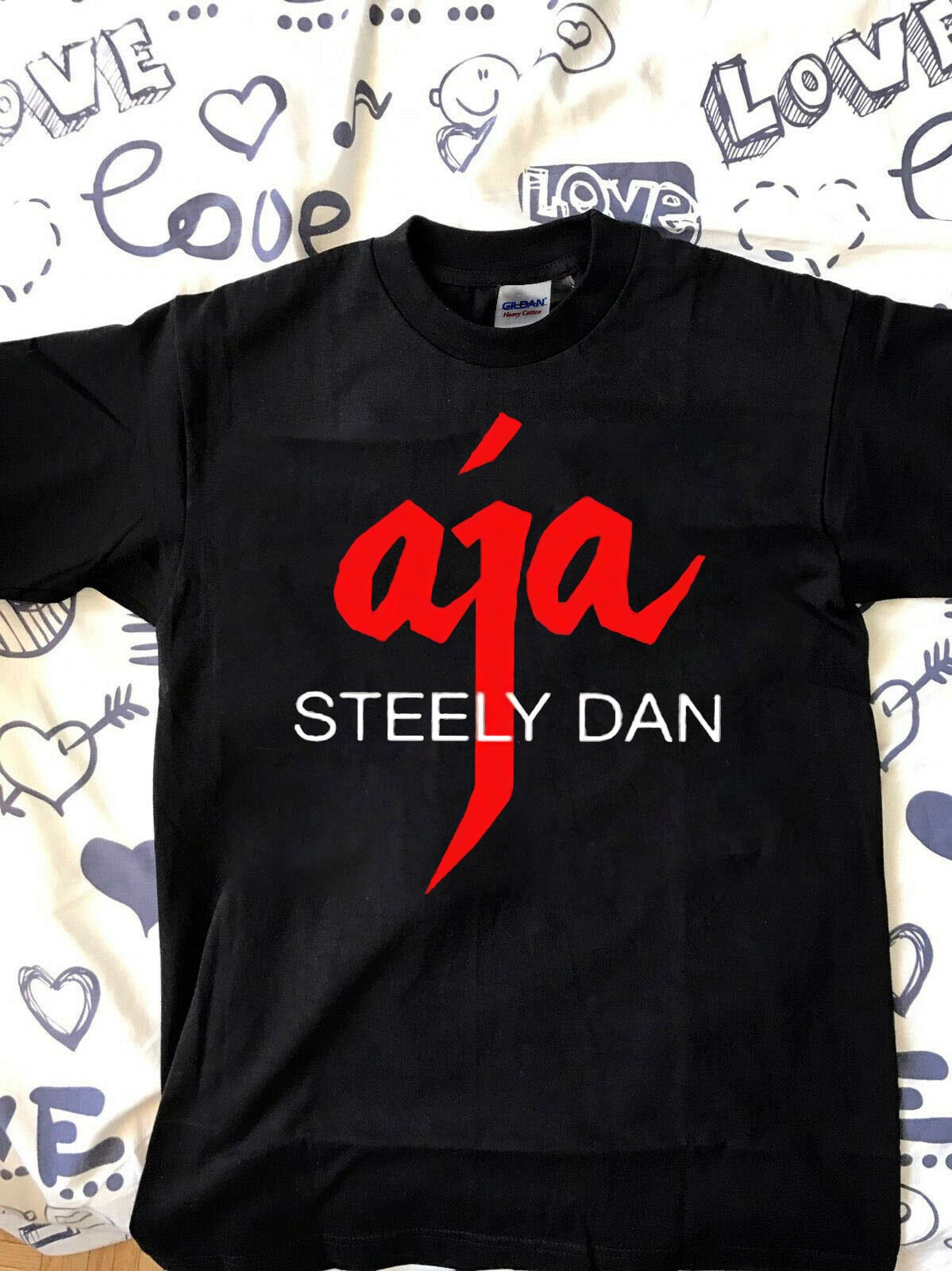 Steely Dan Aja Jazz Rock Band Album Logo Tshirt