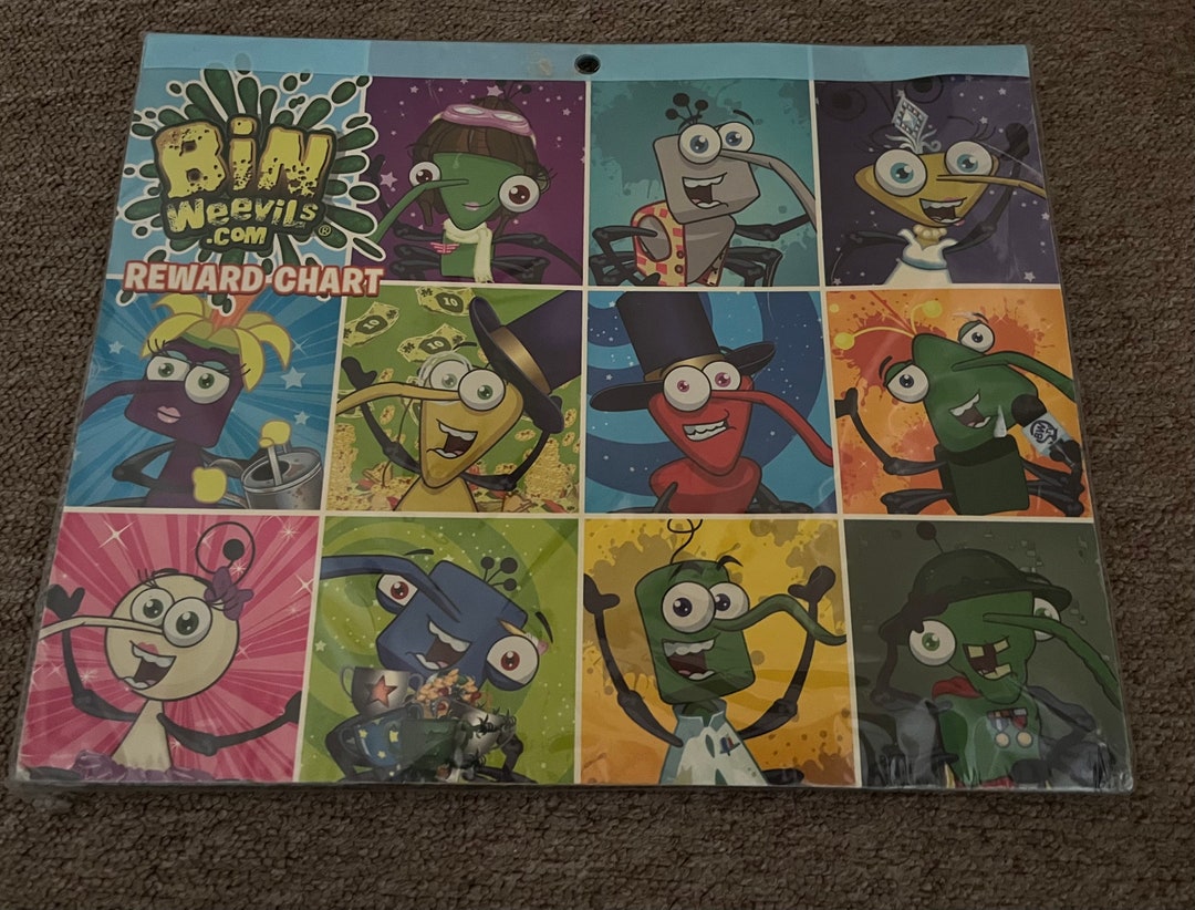 Vintage Sealed Bin Weevils Reward Chart 2013 Etsy