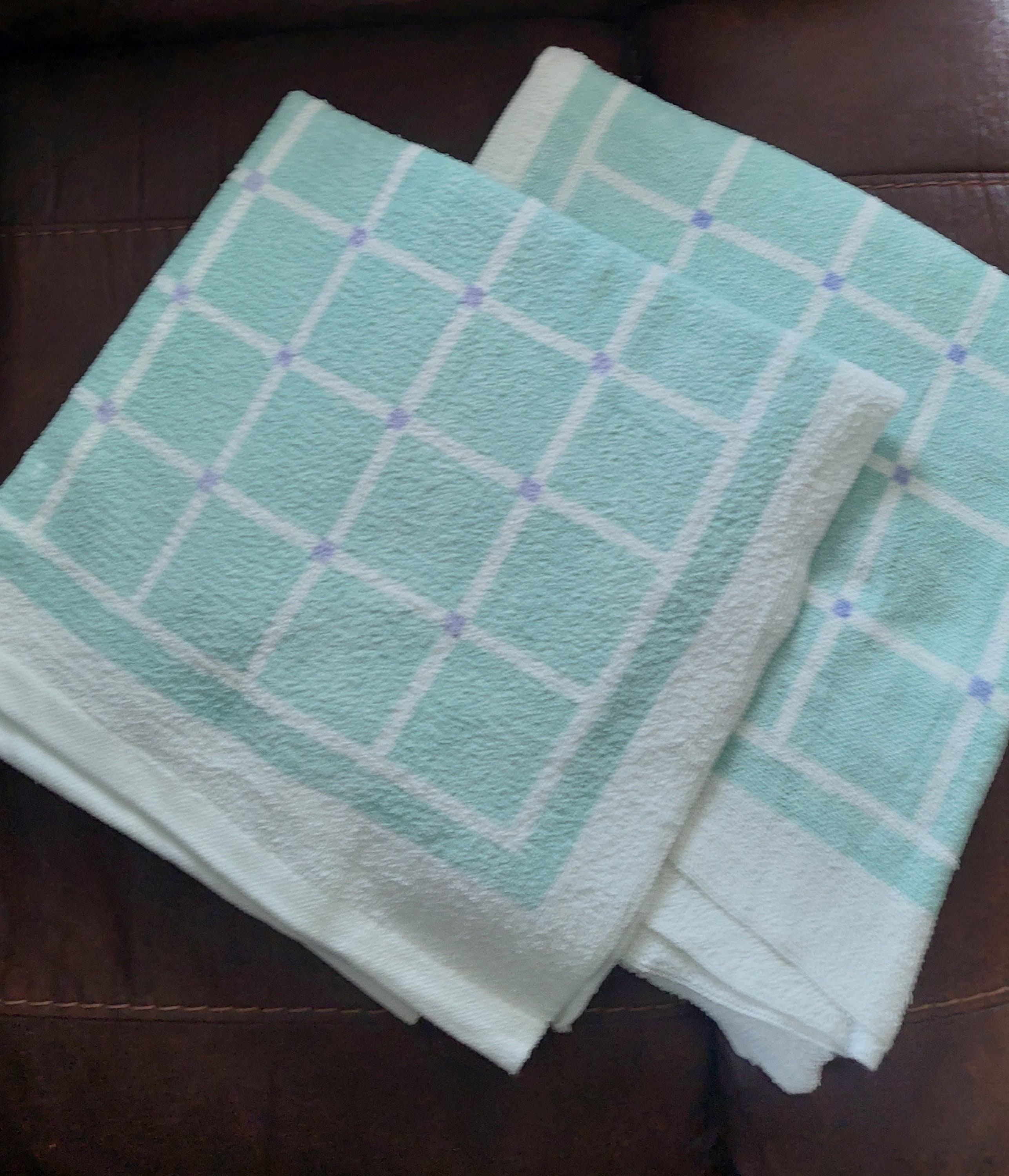 Vintage Bath Towels. New Old Stock Towels. Soft Green and Etsy Australia