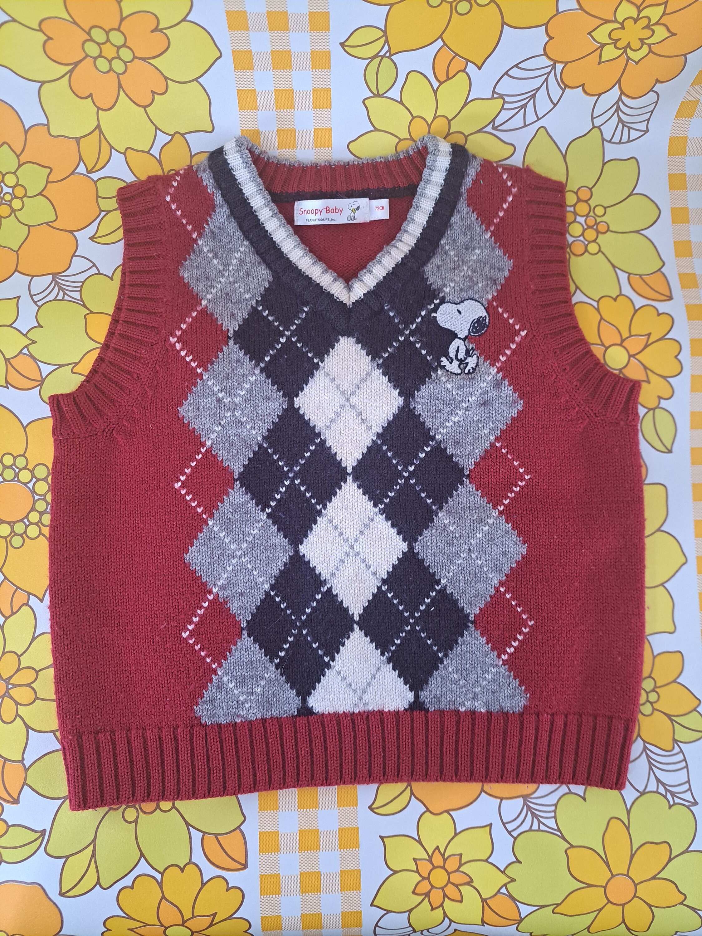 Baby argyle shop sweater vest