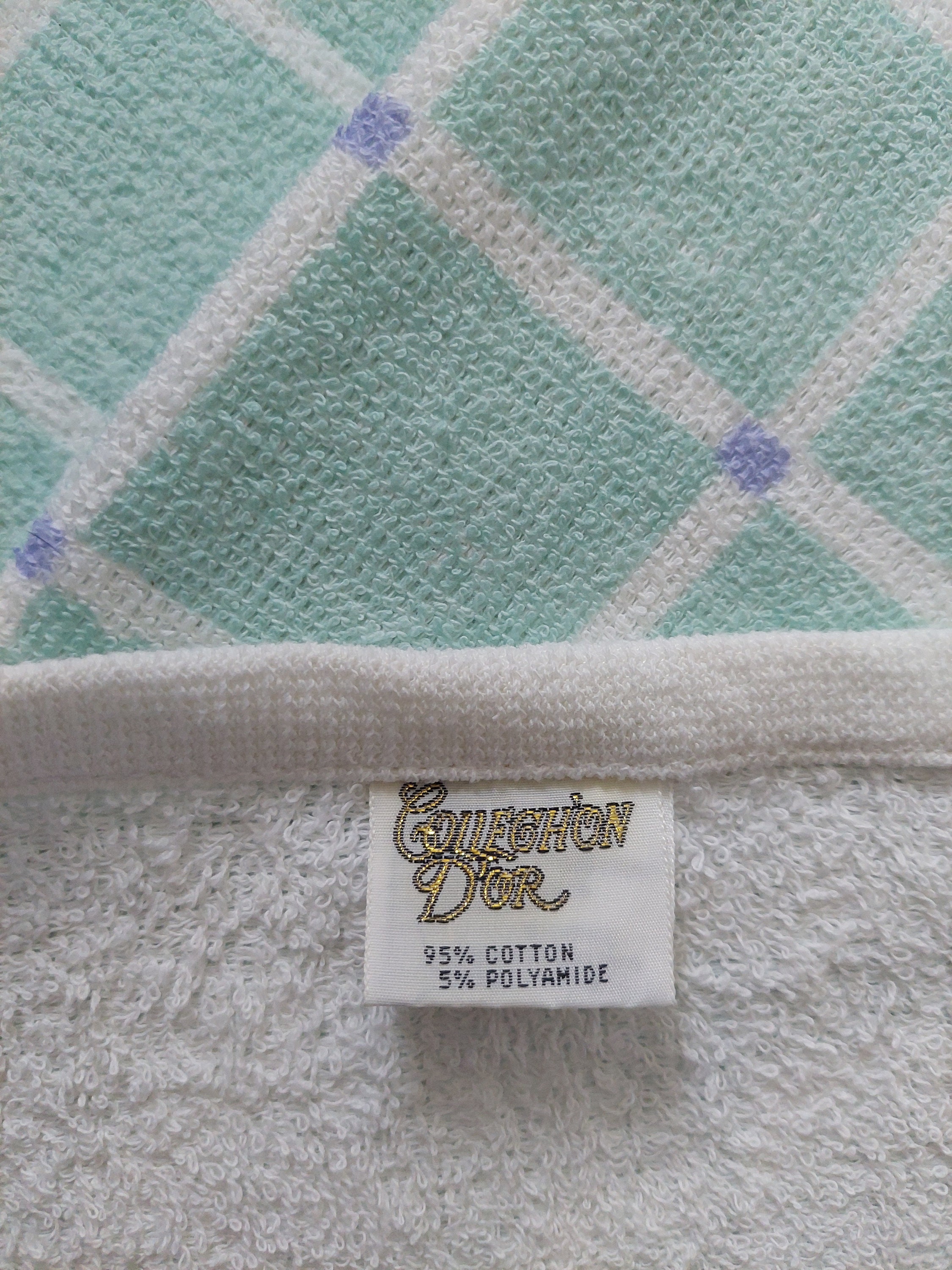 Vintage Bath Towels. New Old Stock Towels. Soft Green and Etsy Australia