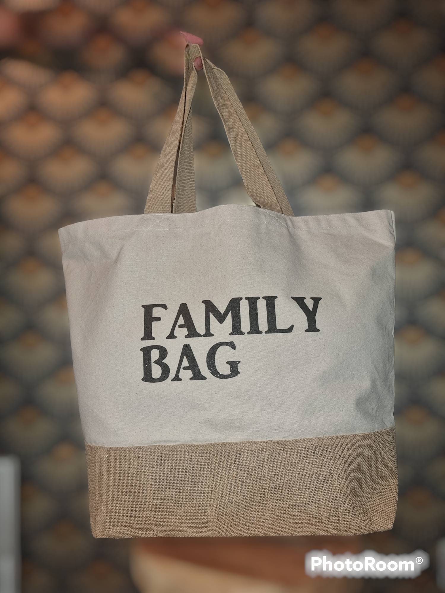 Sac plage XXL Family Bag en coton personnalisable -  France