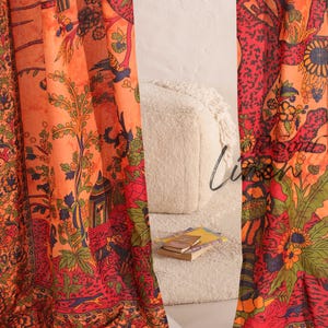 curtains for living room luxury, bed curtains, vintage striped curtains, block print curtains