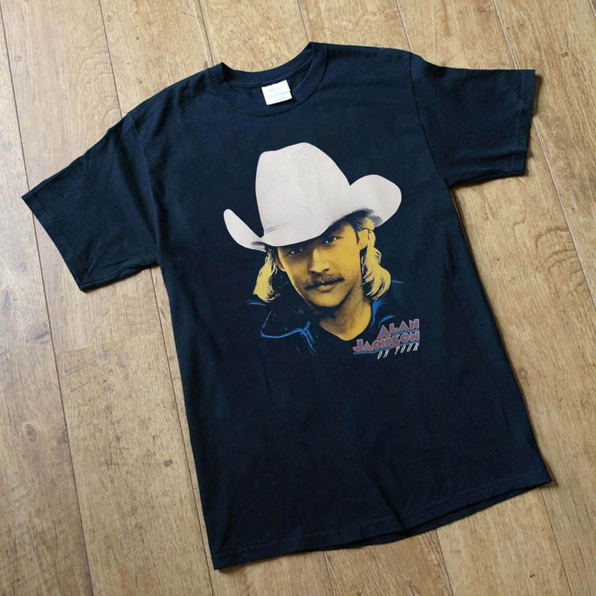 1992 Alan Jackson Don't Rock The Juke Box Tour T-Shirt, Alan Jackson On Tour 92 T-Shirt