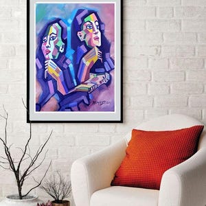Face in a triangle | Giclée Print On Paper