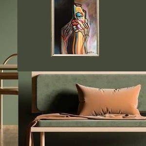 Face and Hands | Giclée Print On Paper