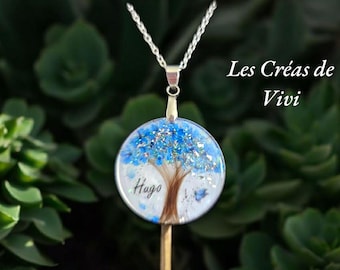 Pendentif Souvenir Personnalisé avec Mèche de Cheveux – Bijou Unique Bébé / Animal – Cadeau Naissance ou Mémoire
