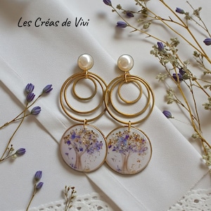 Boucles d'oreilles personnalisables mèche de cheveux - bijou souvenir - pendentif personnalisable - bijou cheveux - enfant bébé Best seller