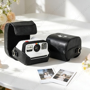 Personalized PU Camera Case for Polaroid Go,Custom Name Camera Bag,Compatible with Polaroid Go Gen 1 & 2 ,Camera Gift,Valentine's Day Gift