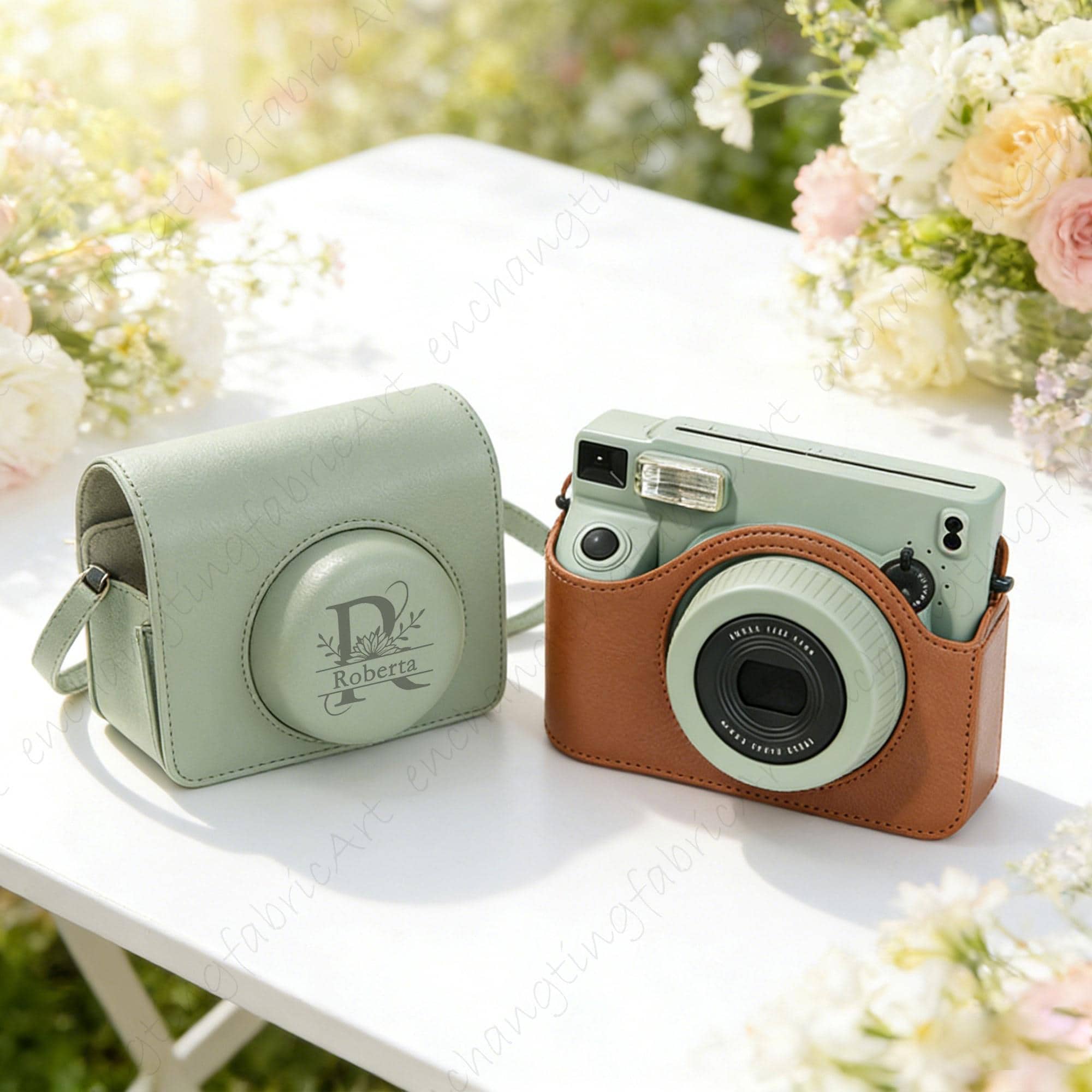 Personalized Fujifilm Instax Wide 400 Camera Case, PU Leather…