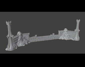 Gates Of Shadow STL Wargaming Fortress 28mm