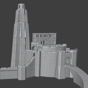 Valley of the Deep STL Wargaming Fortress 28mm