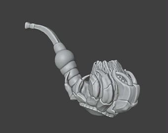 Davy Jones Pipe STL - Pirates of the Caribbean