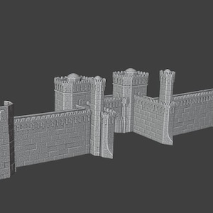 White City of Kings STL Wargaming Fortress 28mm