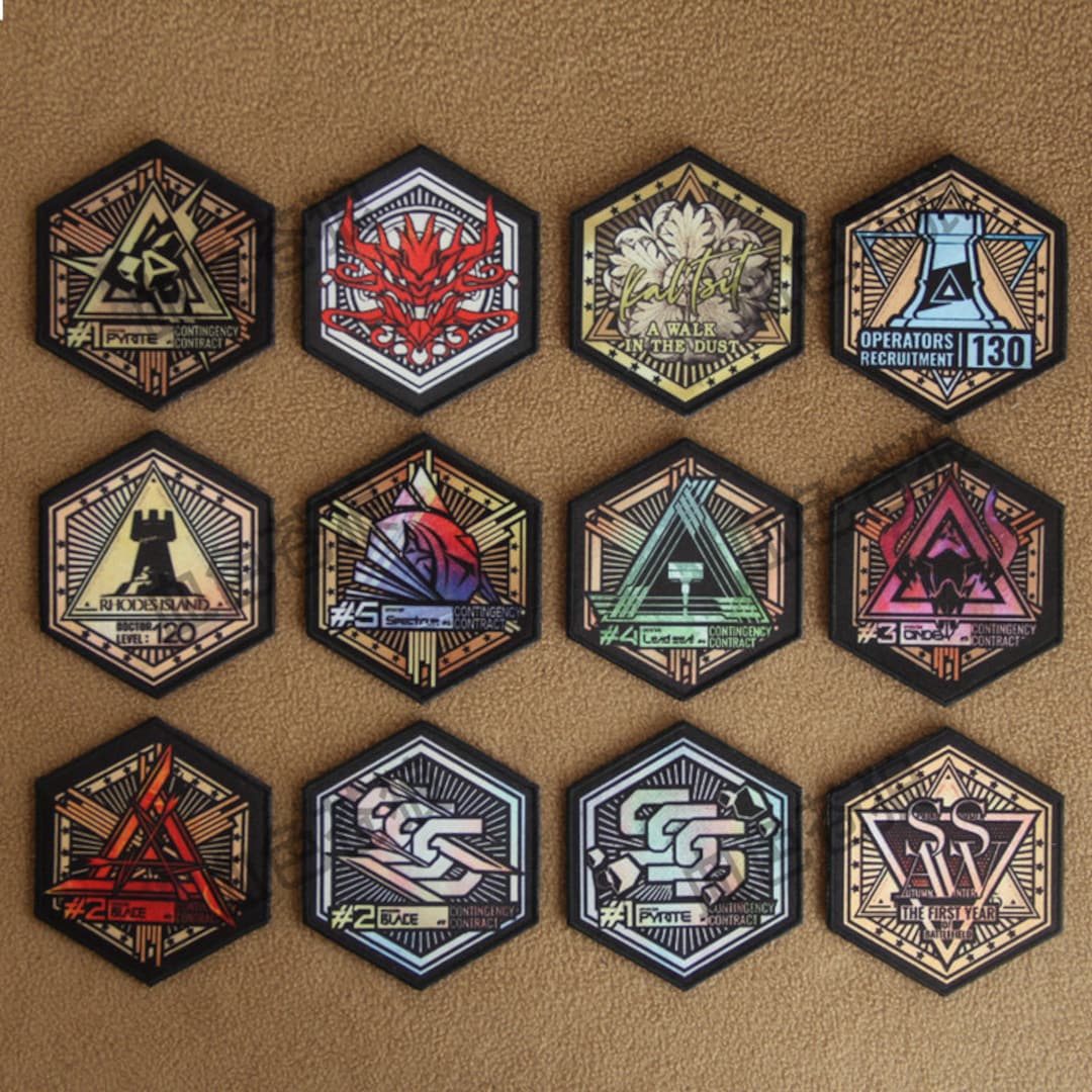 BUY 2 GET 1 FREE Arknights Embroidery Medals Patch military Etsy