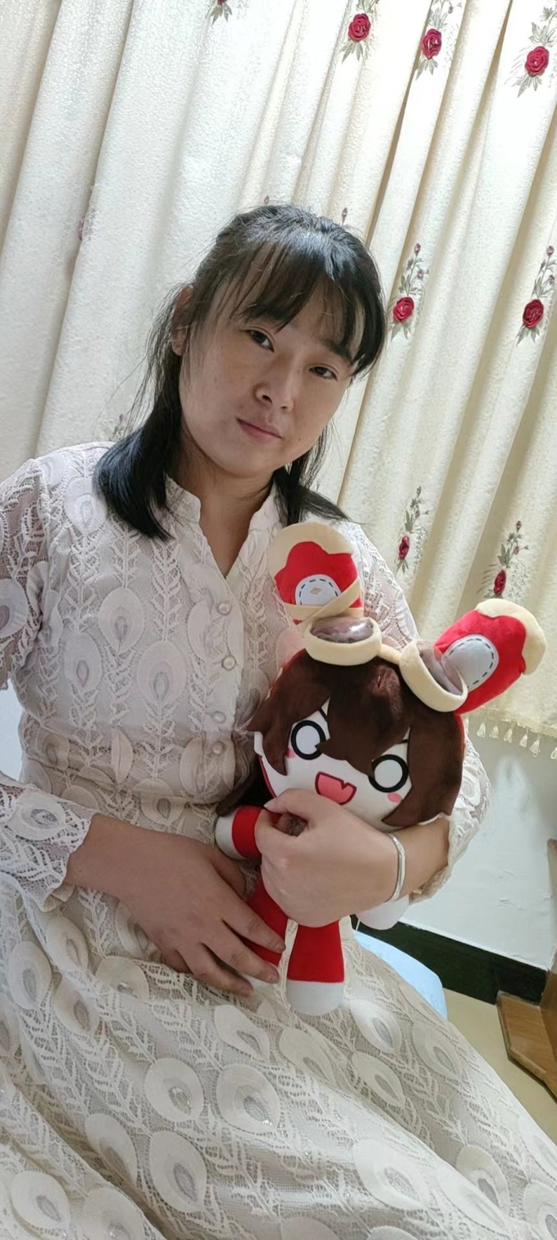 genshin impact amber baron bunny plush