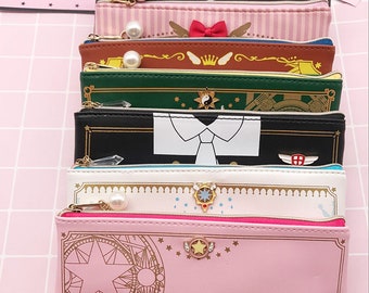 Cardcaptor Sakura Pencil Case - Kawaii Cute Pencil Holder, Pen Pouch for Craft Supplies - New Series