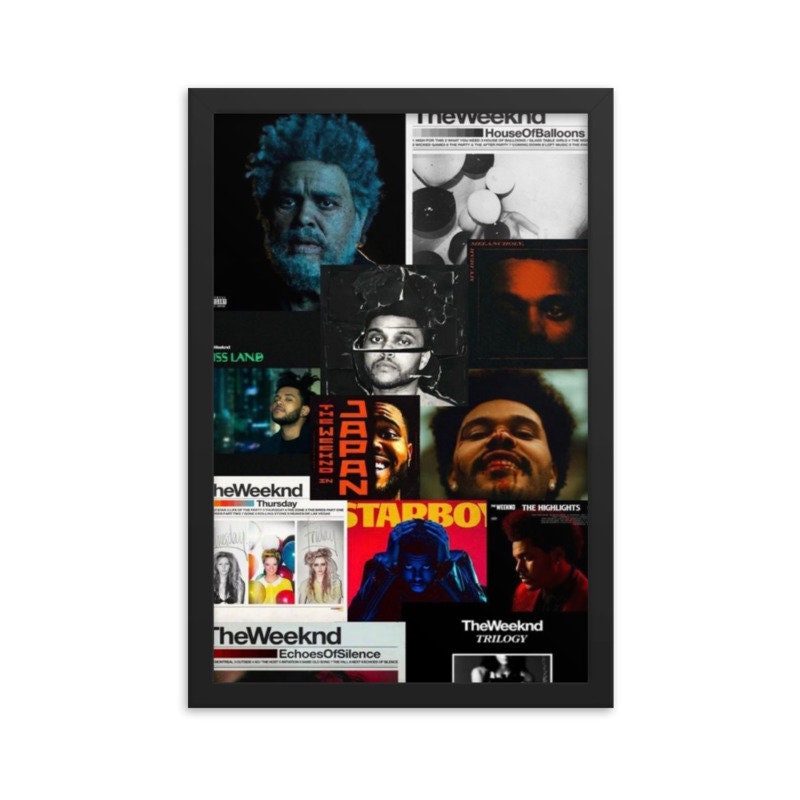 The Weeknd Poster the Weeknd Music Wall Art Music Etsy