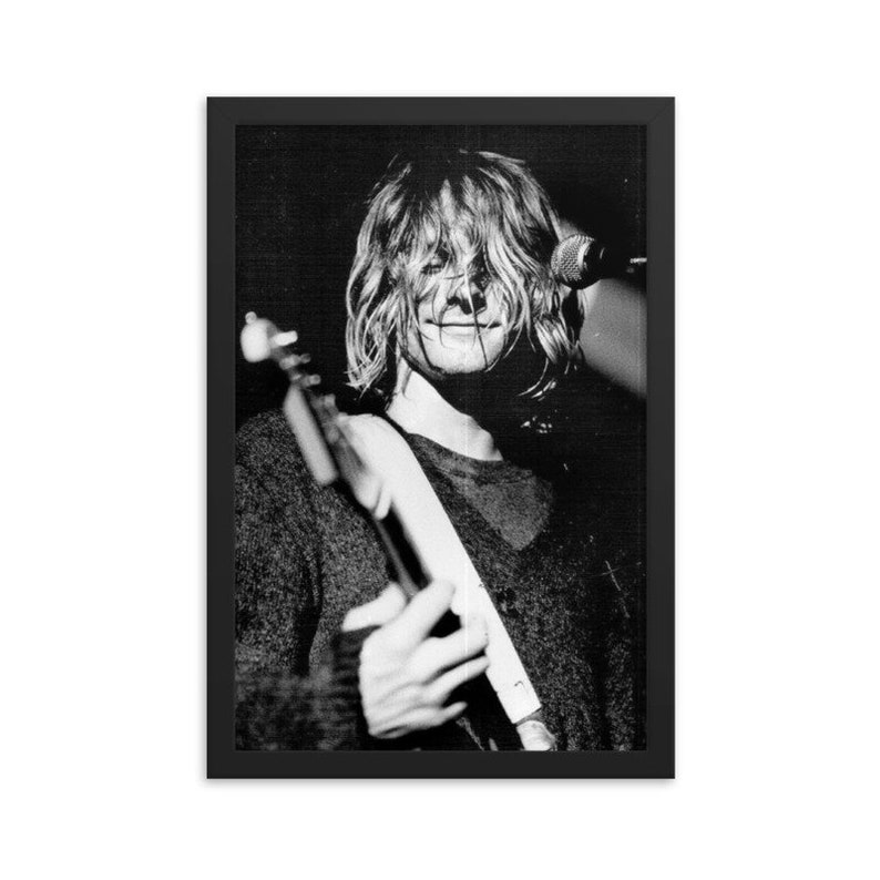 Kurt Cobain Aesthetic Poster Kurt Cobain Nirvana Nirvana Etsy Australia